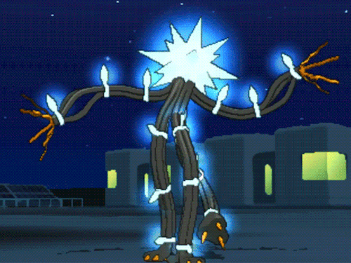 a GIF of the pokemon Xurkitree